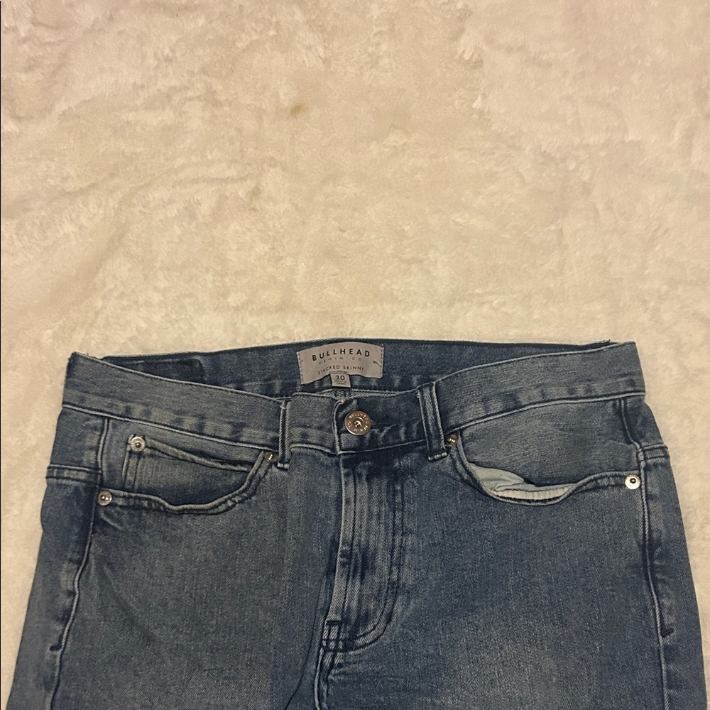 Bulkhead Men's Skinny Blue Jeans